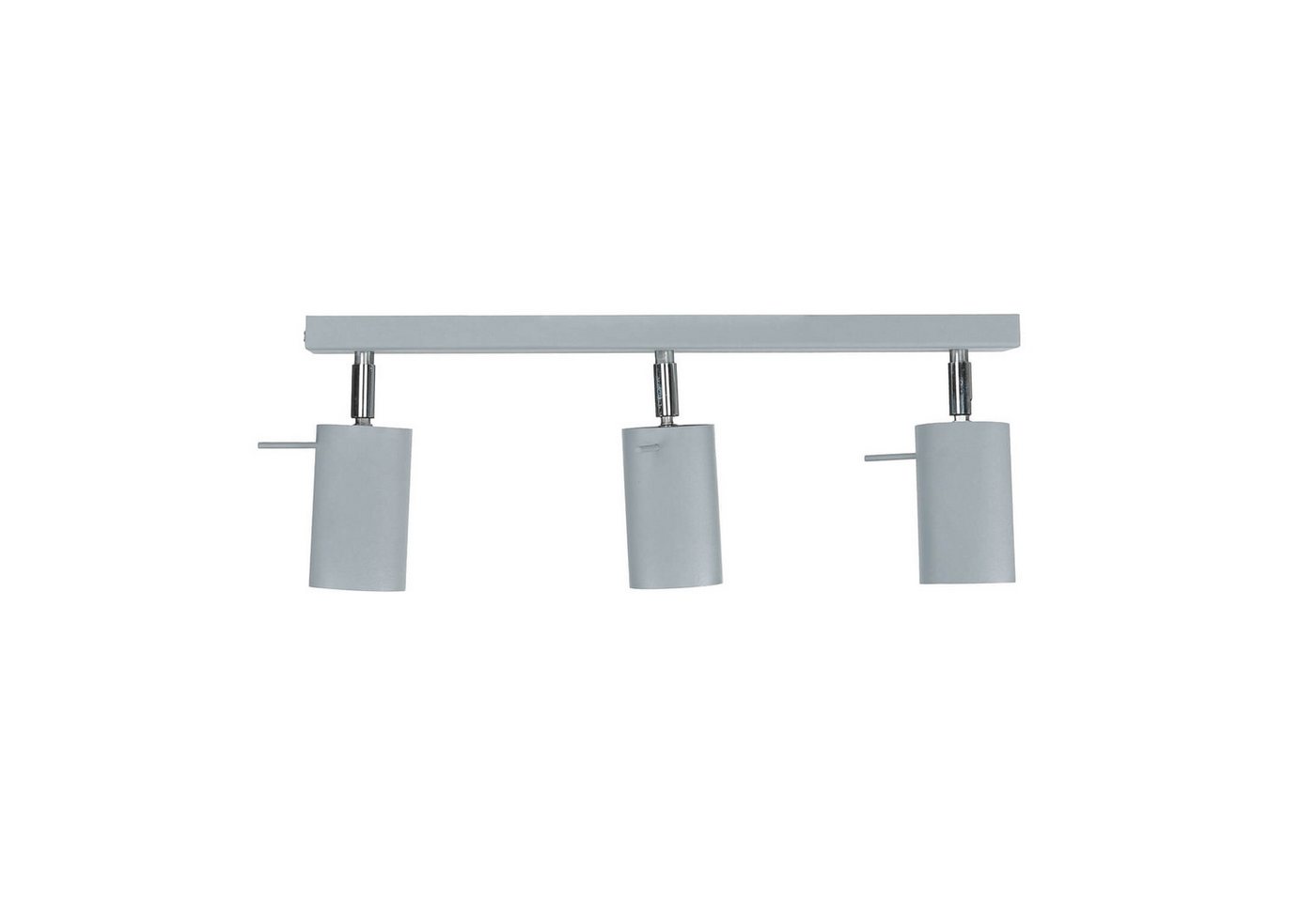 Licht-Erlebnisse Deckenstrahler ETNA, ohne Leuchtmittel, Deckenlampe Grau L:45cm Stahl Spot beweglich Wohnzimmer Flur Licht-Erlebnisse Deckenstrahler ETNA, ohne Leuchtmittel, Deckenlampe Grau L:45cm Stahl Spot beweglich Wohnzimmer Flur von Licht-Erlebnisse