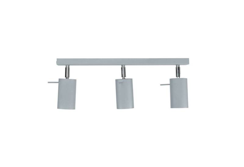 Licht-Erlebnisse Deckenstrahler ETNA, ohne Leuchtmittel, Deckenlampe Grau L:45cm Stahl Spot beweglich Wohnzimmer Flur von Licht-Erlebnisse