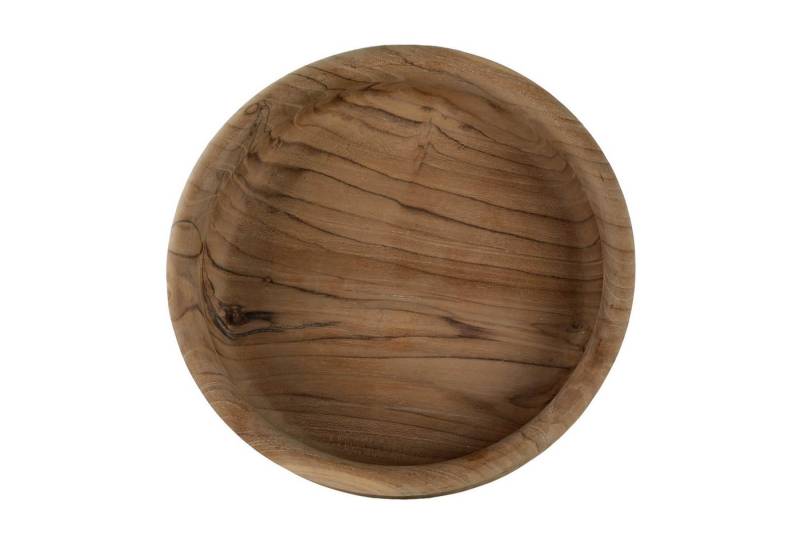 Licht-Erlebnisse Dekoschale GIRI, Teak Holz 25 x 25 x 15 cm Handarbeit Unikat von Licht-Erlebnisse
