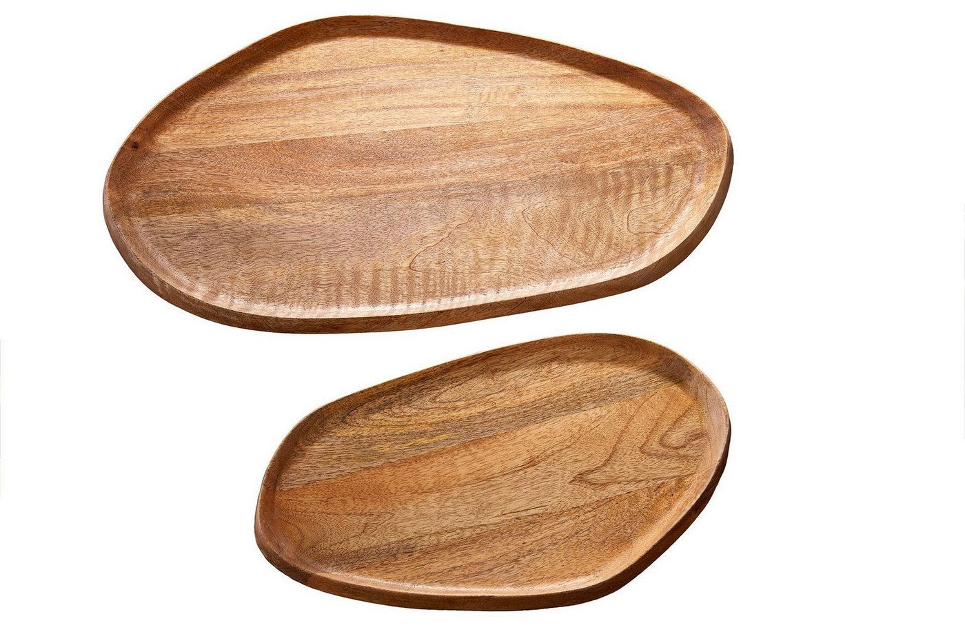 Licht-Erlebnisse Dekotablett KARIMIA, Mangoholz massiv 40 / 56 cm lang 2er Set Handarbeit Licht-Erlebnisse Dekotablett KARIMIA, Mangoholz massiv 40 / 56 cm lang 2er Set Handarbeit von Licht-Erlebnisse