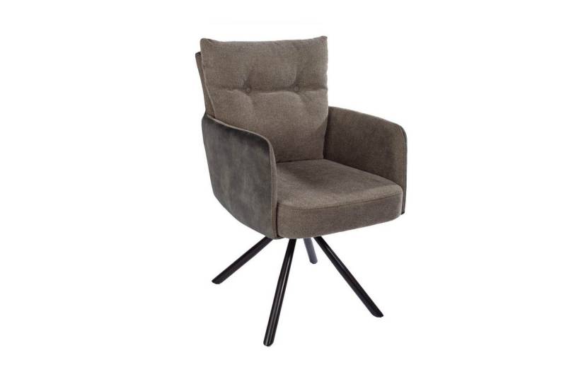 Licht-Erlebnisse Drehstuhl LATVIA, Samt Metall Olivgrün Schwarz mit Armlehne ohne Rollen Licht-Erlebnisse Drehstuhl LATVIA, Samt Metall Olivgrün Schwarz mit Armlehne ohne Rollen von Licht-Erlebnisse