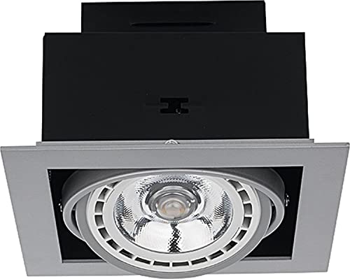 Licht-Erlebnisse Einbaustrahler Eckig Metall GU10 ES111 max. 75W 19cm Verstellbar Schwenkbar Deckenleuchte Spot Lampe Flur Licht-Erlebnisse Einbaustrahler Eckig Metall GU10 ES111 max. 75W 19cm Verstellbar Schwenkbar Deckenleuchte Spot Lampe Flur von Licht-Erlebnisse