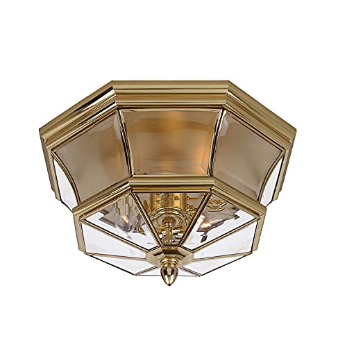 Licht-Erlebnisse Elegante Deckenlampe Glas echtes Messing Aussen Deckenleuchte Außenlampe Eingang Balkon Terrasse Licht-Erlebnisse Elegante Deckenlampe Glas echtes Messing Aussen Deckenleuchte Außenlampe Eingang Balkon Terrasse von Licht-Erlebnisse