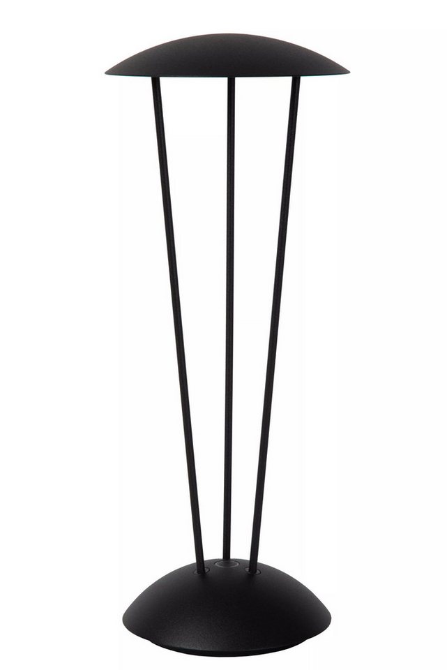 Licht-Erlebnisse Gartenleuchte SIRU, LED fest integriert, Akku LED mit Dimmer Aluminium Touch Ø 12,3 cm 31 cm IP54 Schwarz rund Licht-Erlebnisse Gartenleuchte SIRU, LED fest integriert, Akku LED mit Dimmer Aluminium Touch Ø 12,3 cm 31 cm IP54 Schwarz rund von Licht-Erlebnisse