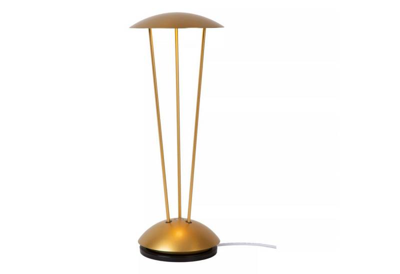 Licht-Erlebnisse Gartenleuchte SIRU, LED fest integriert, LED Aluminium Akku mit Dimmer Touch IP54 D: 12,3 cm rund 31 cm hoch von Licht-Erlebnisse