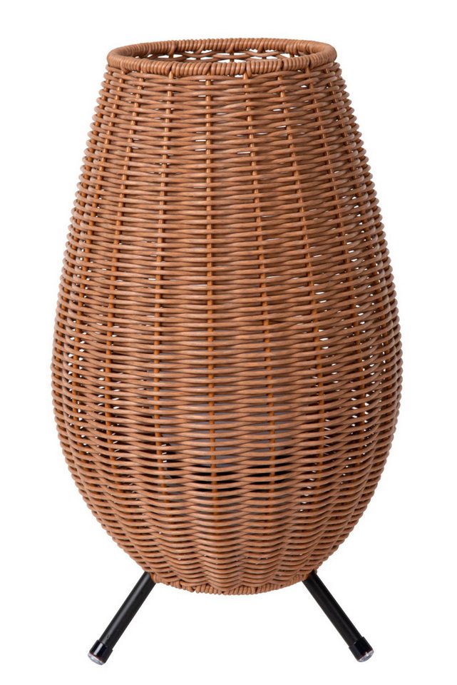 Licht-Erlebnisse Gartenleuchte TEYA, LED fest integriert, Warmweiß, LED Akku Dreibein dimmbar IP44 3000 K warmweißes Licht 180 lm Natur Licht-Erlebnisse Gartenleuchte TEYA, LED fest integriert, Warmweiß, LED Akku Dreibein dimmbar IP44 3000 K warmweißes Licht 180 lm Natur von Licht-Erlebnisse