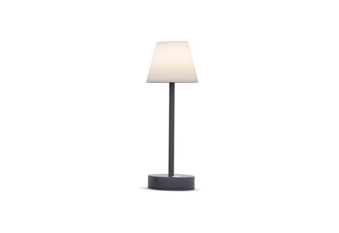 Licht-Erlebnisse Gartenleuchte UMI, LED fest integriert, Neutralweiß, LED Akku Touch Dimmer IP44 32cm 4000K tragbar kabellos Anthrazit Weiß Licht-Erlebnisse Gartenleuchte UMI, LED fest integriert, Neutralweiß, LED Akku Touch Dimmer IP44 32cm 4000K tragbar kabellos Anthrazit Weiß von Licht-Erlebnisse