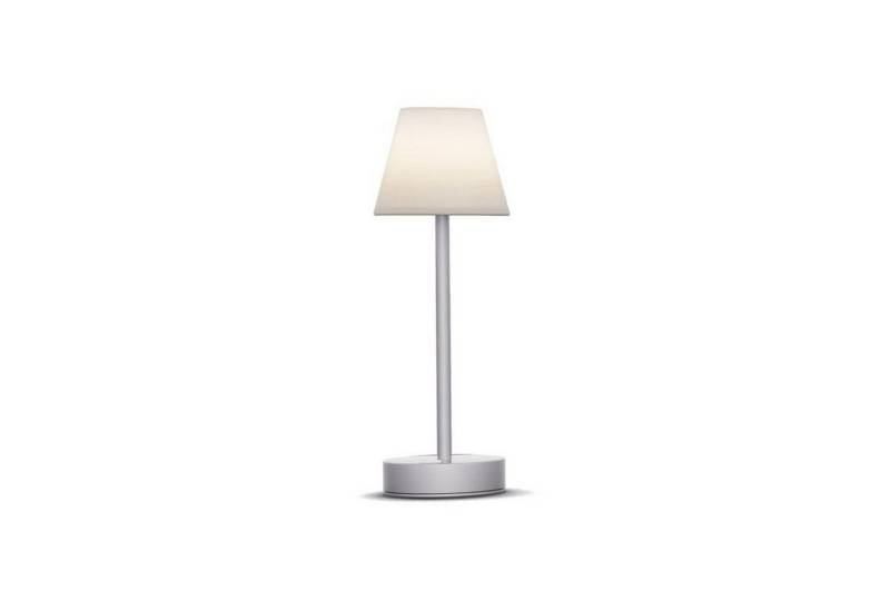 Licht-Erlebnisse Gartenleuchte UMI, LED fest integriert, Neutralweiß, LED kabellos tragbar Touch Dimmer 32 cm IP44 Grau Weiß 4000 K Akku Licht-Erlebnisse Gartenleuchte UMI, LED fest integriert, Neutralweiß, LED kabellos tragbar Touch Dimmer 32 cm IP44 Grau Weiß 4000 K Akku von Licht-Erlebnisse