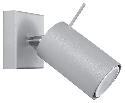 Licht-Erlebnisse Graue Spot Lampe Wand Metall GU10 Modern vielseitig ETNA Wandleuchte Strahler Flur Arbeitszimmer Licht-Erlebnisse Graue Spot Lampe Wand Metall GU10 Modern vielseitig ETNA Wandleuchte Strahler Flur Arbeitszimmer von Licht-Erlebnisse