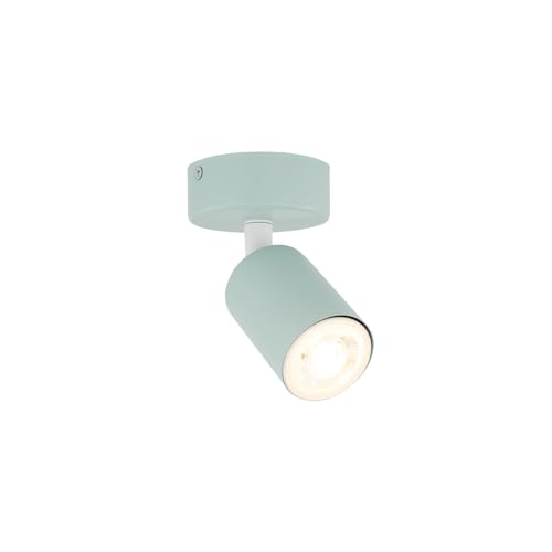 Licht-Erlebnisse Kinderleuchte Metall GU10 verstellbar Mint Grün rund 13 cm H: max. 15 cm schwenkbar Spot Lampe Kinderzimmer Deckenlampe Licht-Erlebnisse Kinderleuchte Metall GU10 verstellbar Mint Grün rund 13 cm H: max. 15 cm schwenkbar Spot Lampe Kinderzimmer Deckenlampe von Licht-Erlebnisse