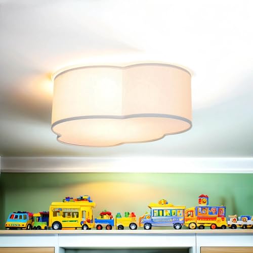 Licht-Erlebnisse Kinderzimmerleuchte Wolkenlampe Stoff grau 2x E27 einfach montierbar Leuchtmittel wechselbar Deckenlampe Deckenleuchte für Kinder Licht-Erlebnisse Kinderzimmerleuchte Wolkenlampe Stoff grau 2x E27 einfach montierbar Leuchtmittel wechselbar Deckenlampe Deckenleuchte für Kinder von Licht-Erlebnisse