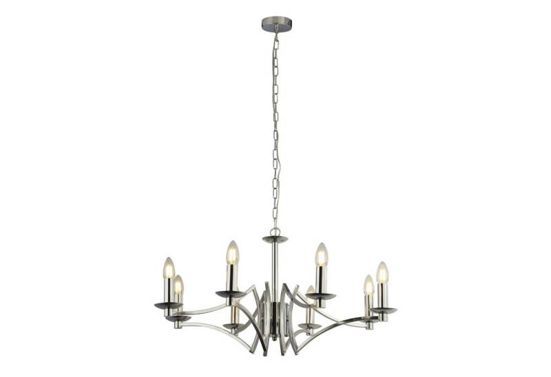 Licht-Erlebnisse Kronleuchter AMANDA, ohne Leuchtmittel, Chrom 8-flammig E14 Metall Modern Wohnzimmer Licht-Erlebnisse Kronleuchter AMANDA, ohne Leuchtmittel, Chrom 8-flammig E14 Metall Modern Wohnzimmer von Licht-Erlebnisse