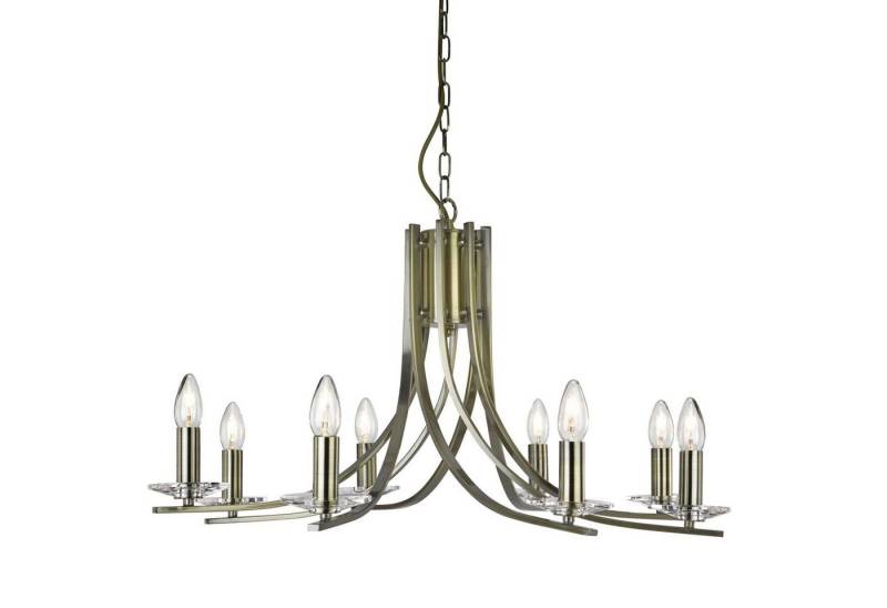 Licht-Erlebnisse Kronleuchter BALVE, ohne Leuchtmittel, Wohnzimmer in Messing Antik 8-flammig E14 Metall Modern Licht-Erlebnisse Kronleuchter BALVE, ohne Leuchtmittel, Wohnzimmer in Messing Antik 8-flammig E14 Metall Modern von Licht-Erlebnisse