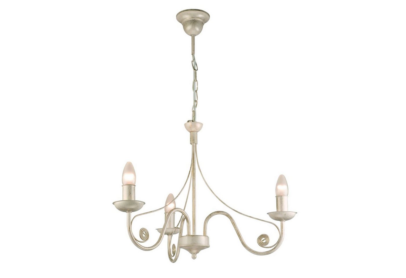 Licht-Erlebnisse Kronleuchter KELSIE, ohne Leuchtmittel, Weißer Pendelleuchte Shabby Chic Metall Esstisch Wohnzimmer Hängelampe Licht-Erlebnisse Kronleuchter KELSIE, ohne Leuchtmittel, Weißer Pendelleuchte Shabby Chic Metall Esstisch Wohnzimmer Hängelampe von Licht-Erlebnisse