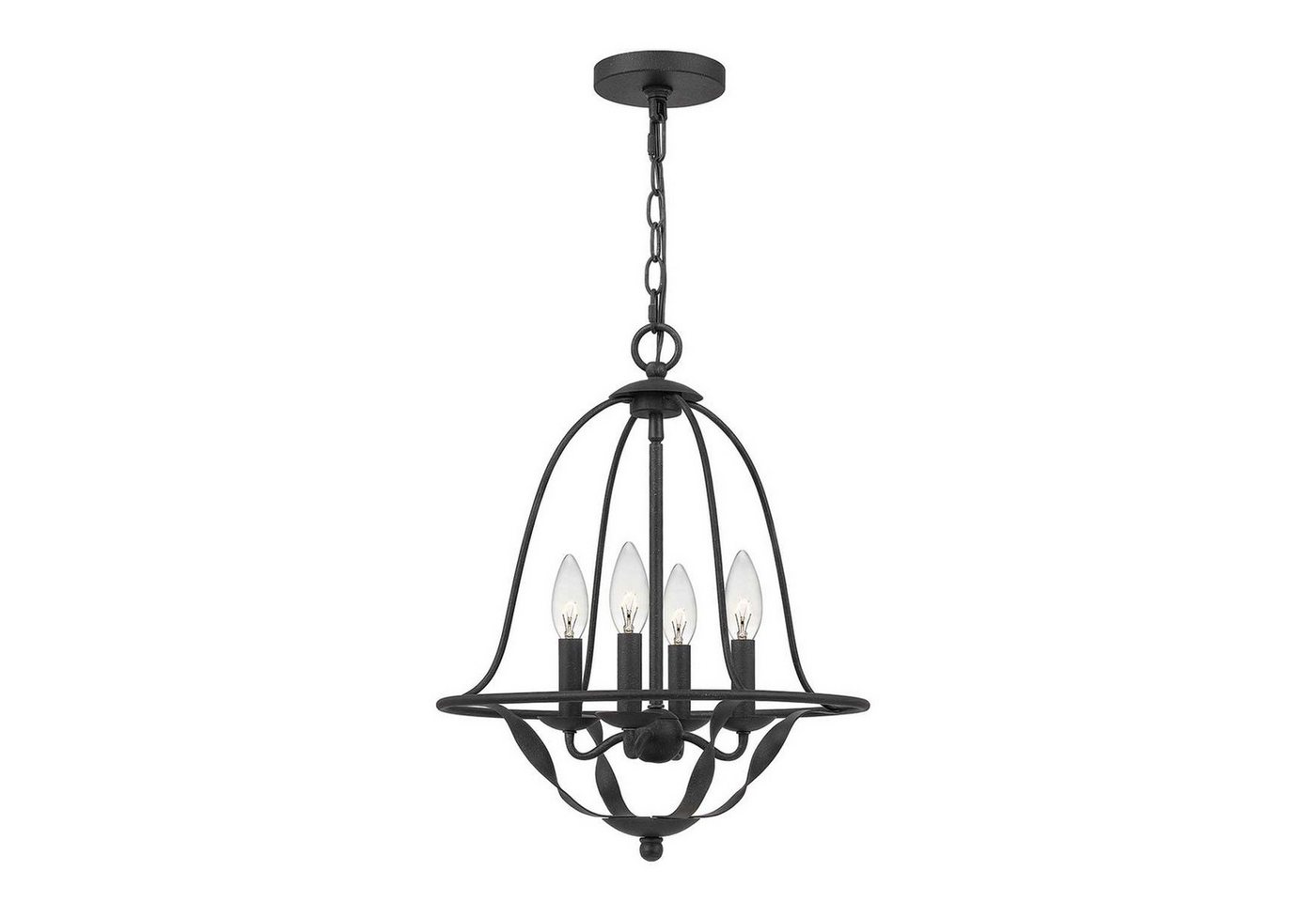Licht-Erlebnisse Kronleuchter RONDA, ohne Leuchtmittel, Metall H: max. 307,5 cm Graue Esche E14 4-flammig Rustikal Licht-Erlebnisse Kronleuchter RONDA, ohne Leuchtmittel, Metall H: max. 307,5 cm Graue Esche E14 4-flammig Rustikal von Licht-Erlebnisse