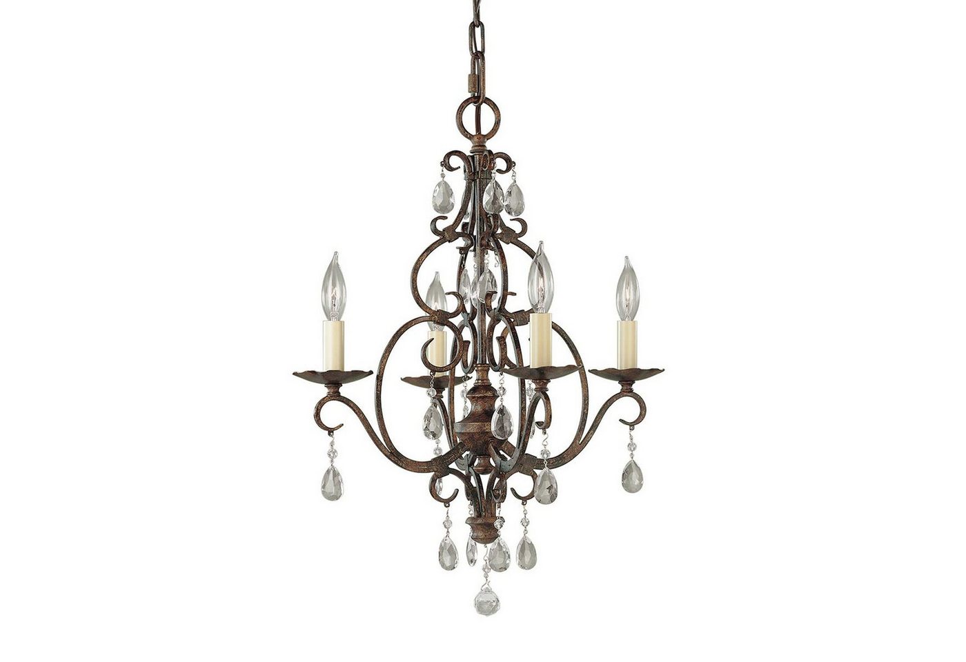 Licht-Erlebnisse Kronleuchter YORKE, ohne Leuchtmittel, Metall H: max. 219,1 cm 42,2 cm breit in Bronze Antik E14 4-flammig Licht-Erlebnisse Kronleuchter YORKE, ohne Leuchtmittel, Metall H: max. 219,1 cm 42,2 cm breit in Bronze Antik E14 4-flammig von Licht-Erlebnisse