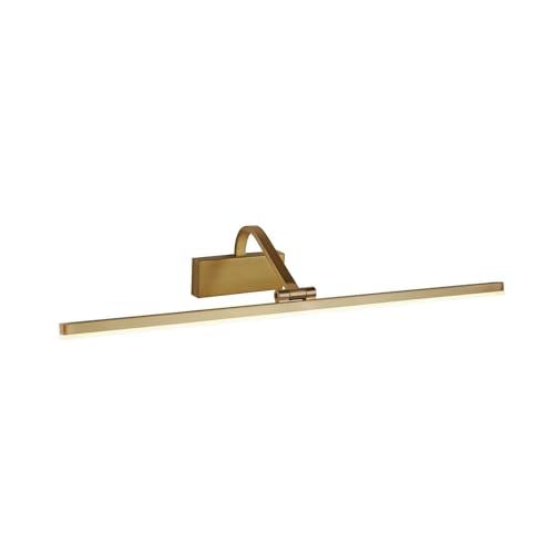 Licht-Erlebnisse LED Bilderlampe Metall B: 70 cm groß in Messing matt 3000 K 963 lm verstellbar Jugendstil Bilderleuchte Wohnzimmer Flur Licht-Erlebnisse LED Bilderlampe Metall B: 70 cm groß in Messing matt 3000 K 963 lm verstellbar Jugendstil Bilderleuchte Wohnzimmer Flur von Licht-Erlebnisse