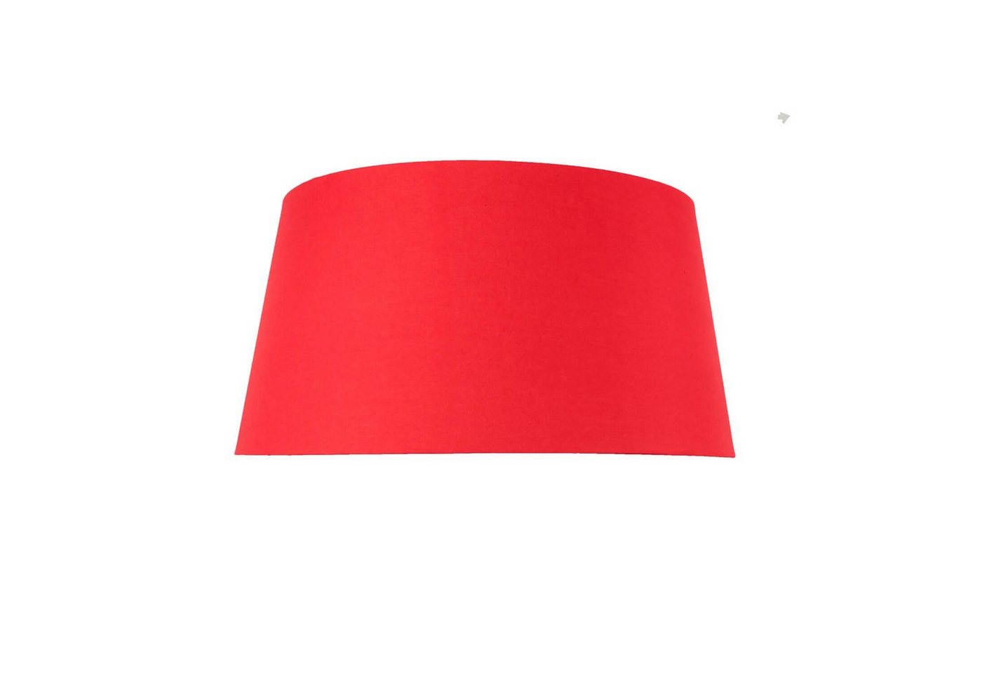 Licht-Erlebnisse Lampenschirm SALAVAN, Stoffschirm für Stehlampe Hängelampe in Rot konisch Ø 60 cm von Licht-Erlebnisse