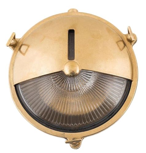 Licht-Erlebnisse Messing Wandlampe rund IP64 Maritim wetterfest KARPAHTOS Außenleuchte Haustür Terrasse Balkon Licht-Erlebnisse Messing Wandlampe rund IP64 Maritim wetterfest KARPAHTOS Außenleuchte Haustür Terrasse Balkon von Licht-Erlebnisse