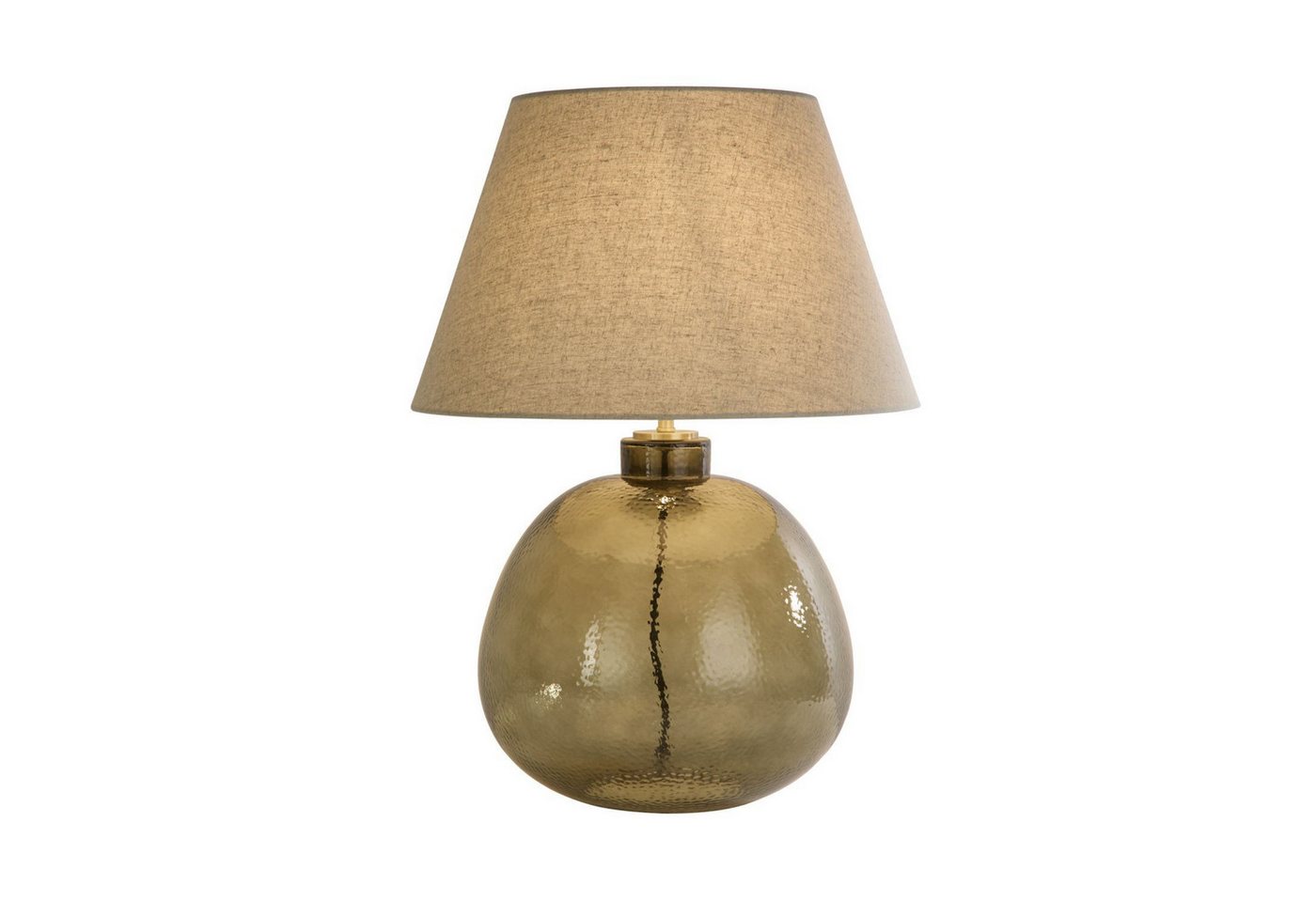 Licht-Erlebnisse Nachttischlampe DOTOCI, ohne Leuchtmittel, Stoff Glas 56,5 cm hoch Grün Natur E27 rund Modern Licht-Erlebnisse Nachttischlampe DOTOCI, ohne Leuchtmittel, Stoff Glas 56,5 cm hoch Grün Natur E27 rund Modern von Licht-Erlebnisse