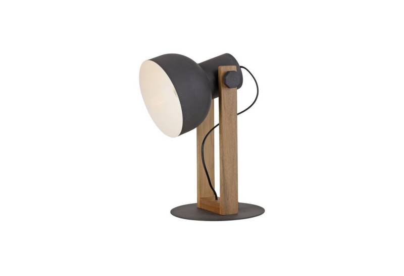 Licht-Erlebnisse Nachttischlampe KORVIC, ohne Leuchtmittel, Holz Eisen E27 45 cm hoch Schwarz Natur Industrie Design Licht-Erlebnisse Nachttischlampe KORVIC, ohne Leuchtmittel, Holz Eisen E27 45 cm hoch Schwarz Natur Industrie Design von Licht-Erlebnisse