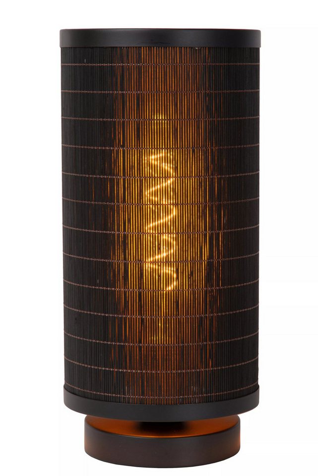 Licht-Erlebnisse Nachttischlampe LIRAV, ohne Leuchtmittel, Holz Metall E27 rund Ø 15 cm 32 cm hoch Schwarz Natur Modern Licht-Erlebnisse Nachttischlampe LIRAV, ohne Leuchtmittel, Holz Metall E27 rund Ø 15 cm 32 cm hoch Schwarz Natur Modern von Licht-Erlebnisse