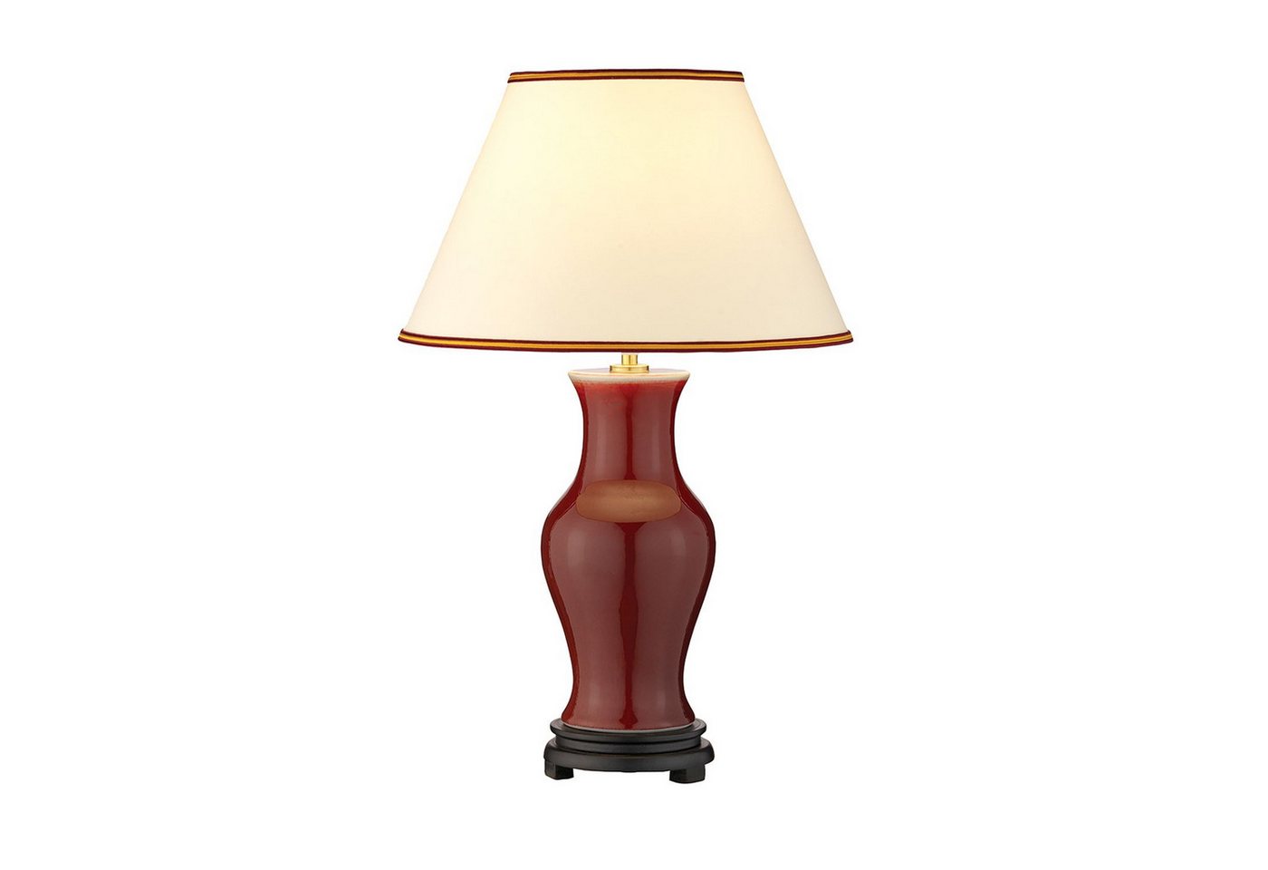 Licht-Erlebnisse Nachttischlampe MALDRA, ohne Leuchtmittel, Stoff Holz 56 cm Rot Ecru E27 rund Klassisch Licht-Erlebnisse Nachttischlampe MALDRA, ohne Leuchtmittel, Stoff Holz 56 cm Rot Ecru E27 rund Klassisch von Licht-Erlebnisse