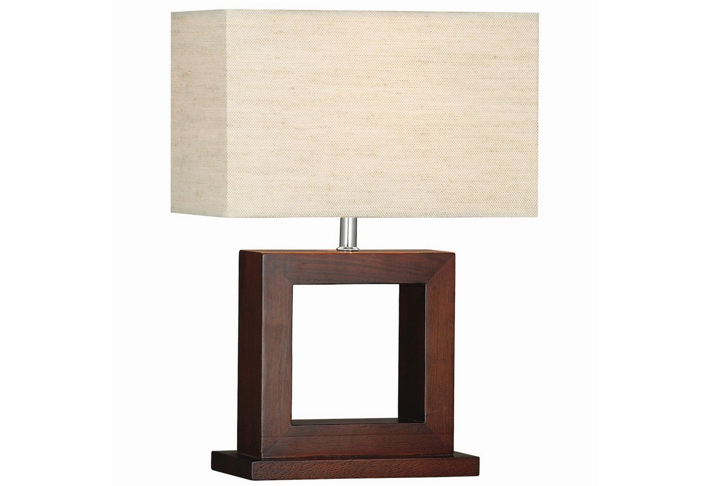 Licht-Erlebnisse Nachttischlampe WINDOW, ohne Leuchtmittel, Holz Stoff H: 43,5 cm Modern in Braun Beige E27 Licht-Erlebnisse Nachttischlampe WINDOW, ohne Leuchtmittel, Holz Stoff H: 43,5 cm Modern in Braun Beige E27 von Licht-Erlebnisse