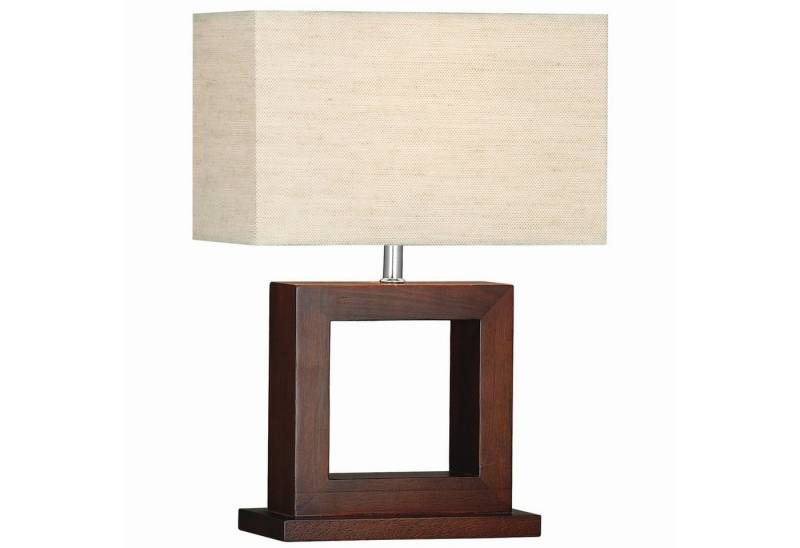 Licht-Erlebnisse Nachttischlampe WINDOW, ohne Leuchtmittel, Holz Stoff H: 43,5 cm Modern in Braun Beige E27 Licht-Erlebnisse Nachttischlampe WINDOW, ohne Leuchtmittel, Holz Stoff H: 43,5 cm Modern in Braun Beige E27 von Licht-Erlebnisse