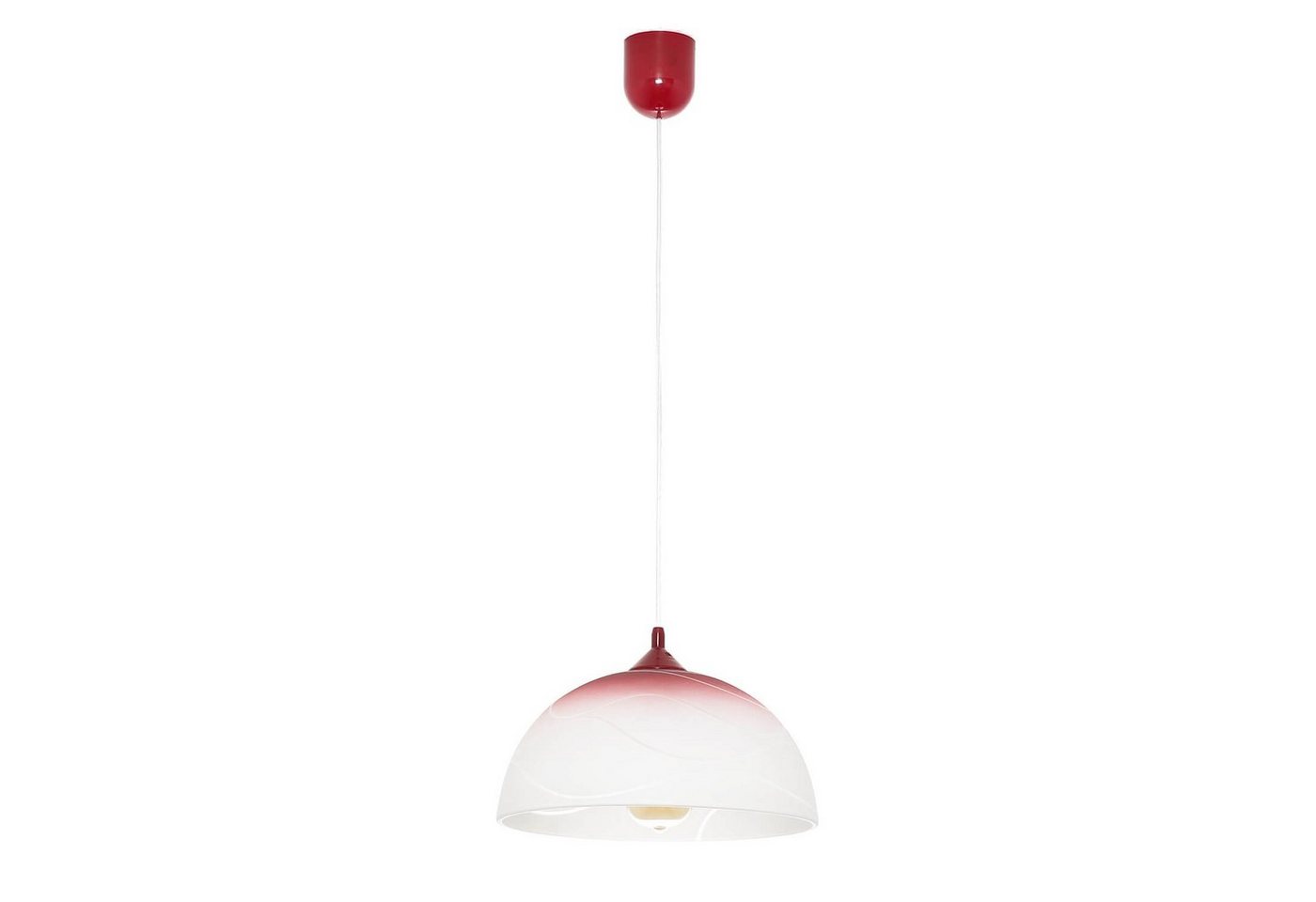 Licht-Erlebnisse Pendelleuchte ADANIA, ohne Leuchtmittel, Hängelampe Glas Rot rund 30 cm Retro Küche Esszimmer E27 Lampe Licht-Erlebnisse Pendelleuchte ADANIA, ohne Leuchtmittel, Hängelampe Glas Rot rund 30 cm Retro Küche Esszimmer E27 Lampe von Licht-Erlebnisse