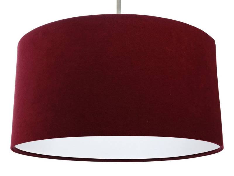 Licht-Erlebnisse Pendelleuchte AIMEE, ohne Leuchtmittel, Runde Hängelampe Rot Weiß Stoff Velours Optik Esszimmer Hängeleuchte Licht-Erlebnisse Pendelleuchte AIMEE, ohne Leuchtmittel, Runde Hängelampe Rot Weiß Stoff Velours Optik Esszimmer Hängeleuchte von Licht-Erlebnisse
