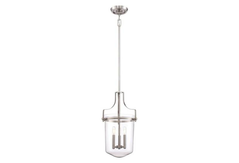 Licht-Erlebnisse Pendelleuchte ALONSO, ohne Leuchtmittel, Hängeleuchte E14 Esszimmer Esstisch Glas Metall Industrial Hängelampe von Licht-Erlebnisse