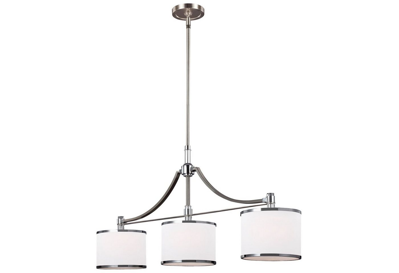 Licht-Erlebnisse Pendelleuchte ILVY, ohne Leuchtmittel, Hängelampe E27 Weiß Chrom Glas Metall Klassisch Hängeleuchte Küche Licht-Erlebnisse Pendelleuchte ILVY, ohne Leuchtmittel, Hängelampe E27 Weiß Chrom Glas Metall Klassisch Hängeleuchte Küche von Licht-Erlebnisse