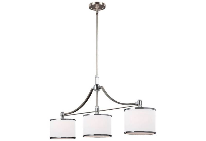 Licht-Erlebnisse Pendelleuchte ILVY, ohne Leuchtmittel, Hängelampe E27 Weiß Chrom Glas Metall Klassisch Hängeleuchte Küche Licht-Erlebnisse Pendelleuchte ILVY, ohne Leuchtmittel, Hängelampe E27 Weiß Chrom Glas Metall Klassisch Hängeleuchte Küche von Licht-Erlebnisse