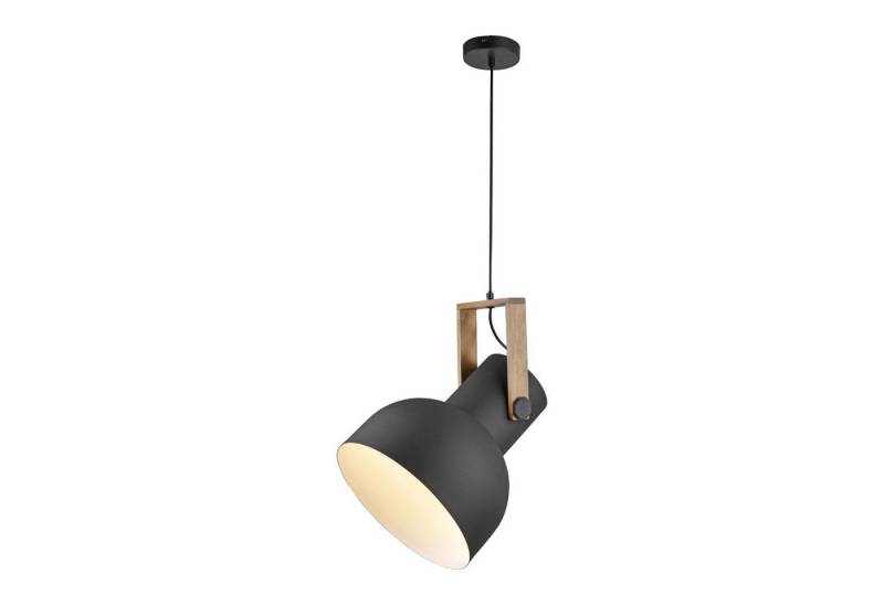 Licht-Erlebnisse Pendelleuchte KORVIC, ohne Leuchtmittel, Metall H: max. 120 cm Schwarz Natur E27 Industrial Licht-Erlebnisse Pendelleuchte KORVIC, ohne Leuchtmittel, Metall H: max. 120 cm Schwarz Natur E27 Industrial von Licht-Erlebnisse