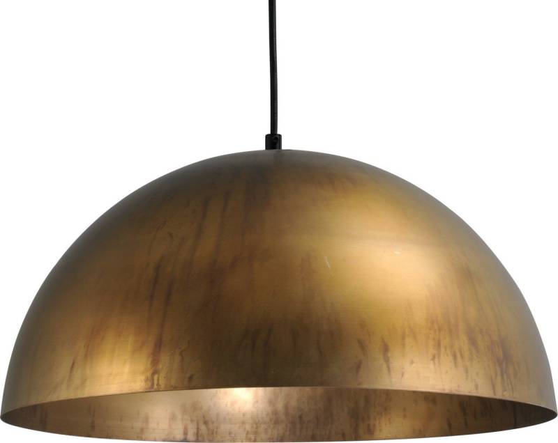 Licht-Erlebnisse Pendelleuchte LARINO, ohne Leuchtmittel, Hängelampe Ø 40 cm E27 Schwarz Industrie Design Metall Hängeleuchte von Licht-Erlebnisse