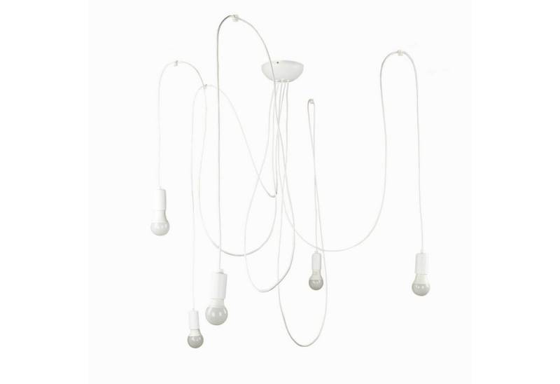 Licht-Erlebnisse Pendelleuchte SPIDER, ohne Leuchtmittel, Hängelampe Weiß Metall Kabel E27 auffällig Esszimmer Licht-Erlebnisse Pendelleuchte SPIDER, ohne Leuchtmittel, Hängelampe Weiß Metall Kabel E27 auffällig Esszimmer von Licht-Erlebnisse