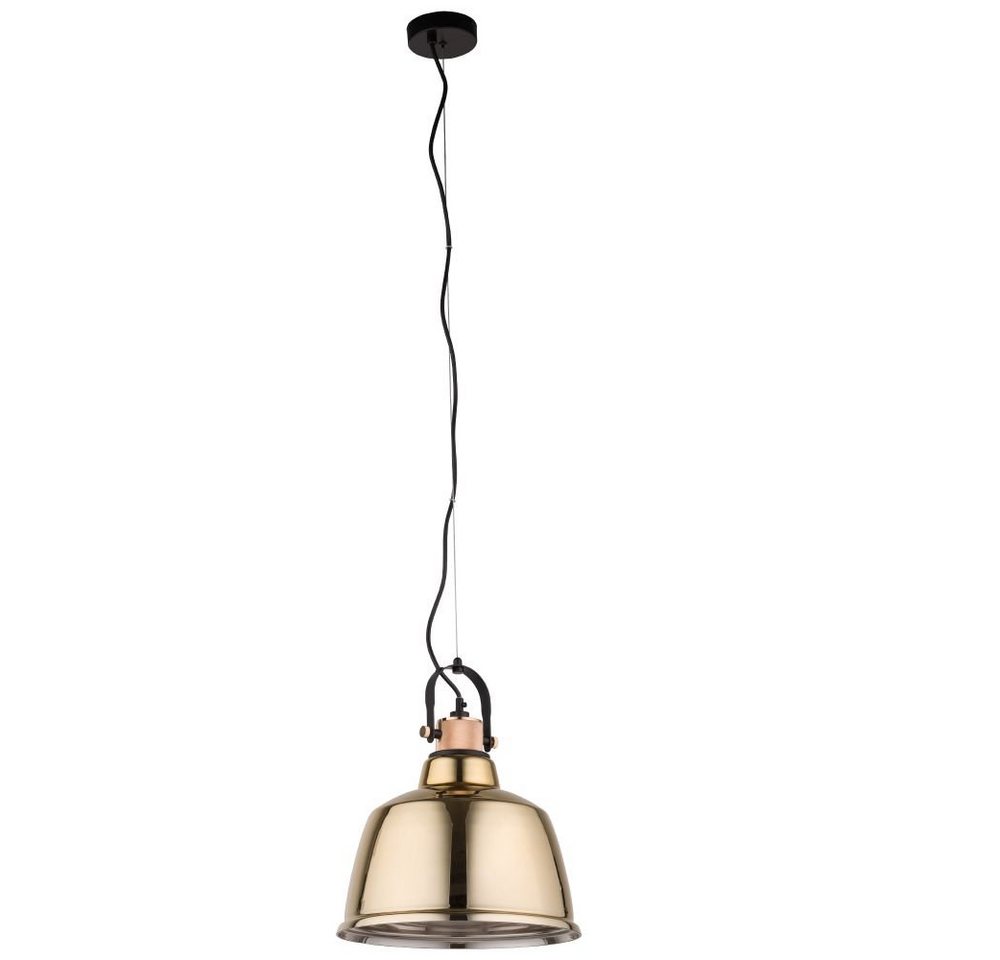 Licht-Erlebnisse Pendelleuchte ZERO, ohne Leuchtmittel, Hängelampe in Schwarz Gold Industrial E27 flexibel Küche Licht-Erlebnisse Pendelleuchte ZERO, ohne Leuchtmittel, Hängelampe in Schwarz Gold Industrial E27 flexibel Küche von Licht-Erlebnisse