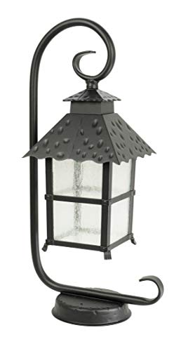 Licht-Erlebnisse Rustikale Sockelleuchte MONTREAL Schwarz H:53 cm E27 IP43 dekorative Außenleuchte Gartenlaterne Licht-Erlebnisse Rustikale Sockelleuchte MONTREAL Schwarz H:53 cm E27 IP43 dekorative Außenleuchte Gartenlaterne von Licht-Erlebnisse