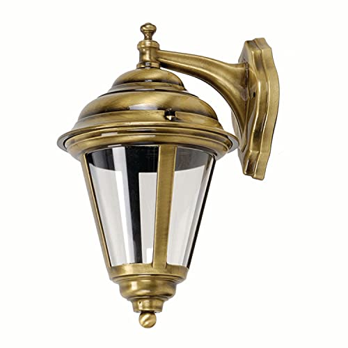 Licht-Erlebnisse Rustikale Wandlampe LAMIA Messing IP43 Außenleuchte Balkon Außenwand Haustür Hof Terrasse Haus Licht-Erlebnisse Rustikale Wandlampe LAMIA Messing IP43 Außenleuchte Balkon Außenwand Haustür Hof Terrasse Haus von Licht-Erlebnisse