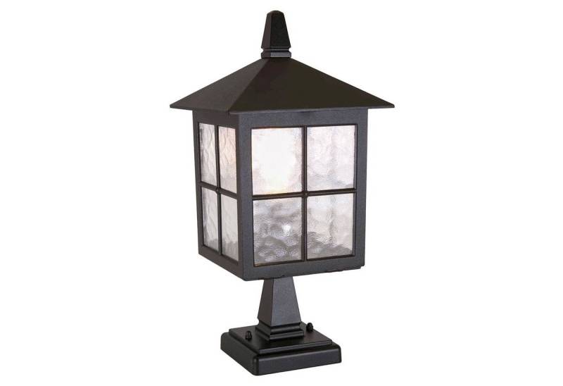 Licht-Erlebnisse Sockelleuchte HAROLD, ohne Leuchtmittel, Stehleuchte außen IP43 Schwarz E27 41 cm Glas Aluminium Rustikal Licht-Erlebnisse Sockelleuchte HAROLD, ohne Leuchtmittel, Stehleuchte außen IP43 Schwarz E27 41 cm Glas Aluminium Rustikal von Licht-Erlebnisse