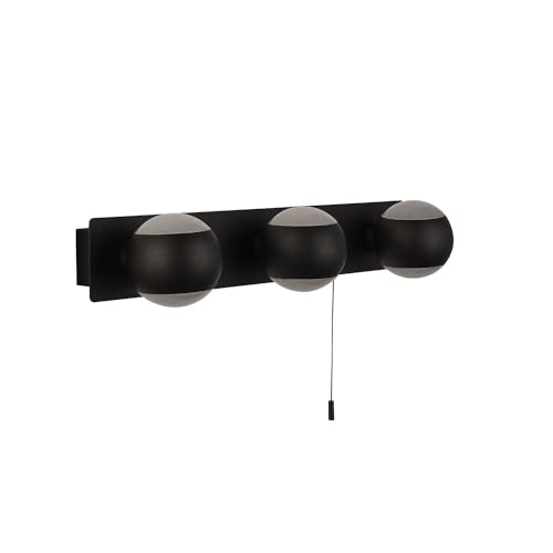 Licht-Erlebnisse Spiegelleuchte Up Down mit Schalter IP44 3-flammig G9 Schwarz Weiß B: 45 cm Modern Wandleuchte Badezimmer Wandlampe Bad Licht-Erlebnisse Spiegelleuchte Up Down mit Schalter IP44 3-flammig G9 Schwarz Weiß B: 45 cm Modern Wandleuchte Badezimmer Wandlampe Bad von Licht-Erlebnisse