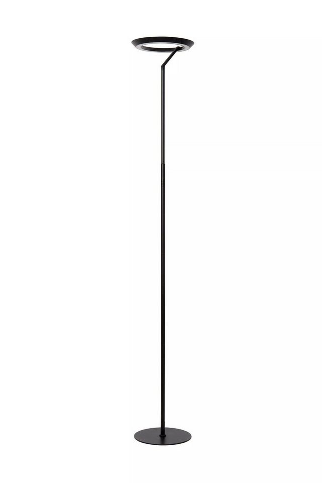 Licht-Erlebnisse Stehlampe BEXI, LED fest integriert, Warmweiß, LED dimmbar Metall 174 cm Schwarz rund 2700 K warmweiß 927-1400 lm Licht-Erlebnisse Stehlampe BEXI, LED fest integriert, Warmweiß, LED dimmbar Metall 174 cm Schwarz rund 2700 K warmweiß 927-1400 lm von Licht-Erlebnisse