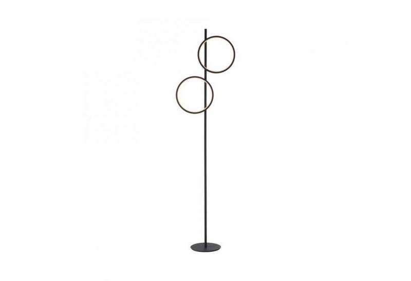 Licht-Erlebnisse Stehlampe EINDOR, LED fest integriert, Warmweiß, LED Metall 3000 K warmweiß 1290 lm 151 cm hoch Schwarz rund Modern Licht-Erlebnisse Stehlampe EINDOR, LED fest integriert, Warmweiß, LED Metall 3000 K warmweiß 1290 lm 151 cm hoch Schwarz rund Modern von Licht-Erlebnisse