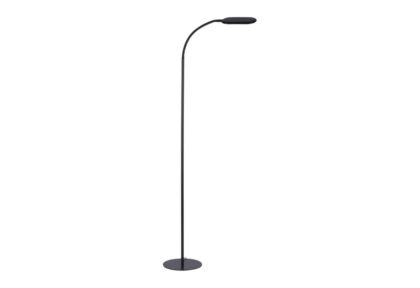 Licht-Erlebnisse Stehlampe HESWIN, LED fest integriert, LED mit Dimmer Metall Touch Funktion 175 cm Schwarz 1180 lm Modern Licht-Erlebnisse Stehlampe HESWIN, LED fest integriert, LED mit Dimmer Metall Touch Funktion 175 cm Schwarz 1180 lm Modern von Licht-Erlebnisse