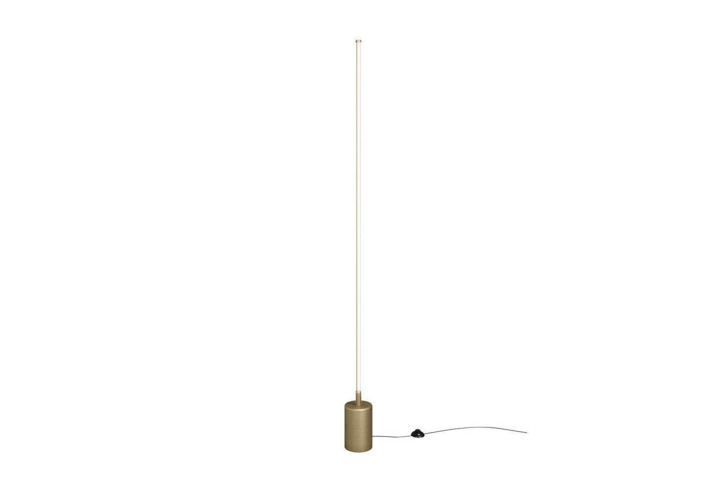Licht-Erlebnisse Stehlampe KATJA, LED, Metall LED mit Dimmer 145 cm in Messing länglich 2600 lm Modern Licht-Erlebnisse Stehlampe KATJA, LED, Metall LED mit Dimmer 145 cm in Messing länglich 2600 lm Modern von Licht-Erlebnisse