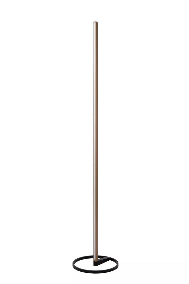 Licht-Erlebnisse Stehlampe NIXO, LED fest integriert, LED Aluminium mit Dimmer 155 cm hoch Kaffeebraun 2700-4000 K warmweiß Licht-Erlebnisse Stehlampe NIXO, LED fest integriert, LED Aluminium mit Dimmer 155 cm hoch Kaffeebraun 2700-4000 K warmweiß von Licht-Erlebnisse