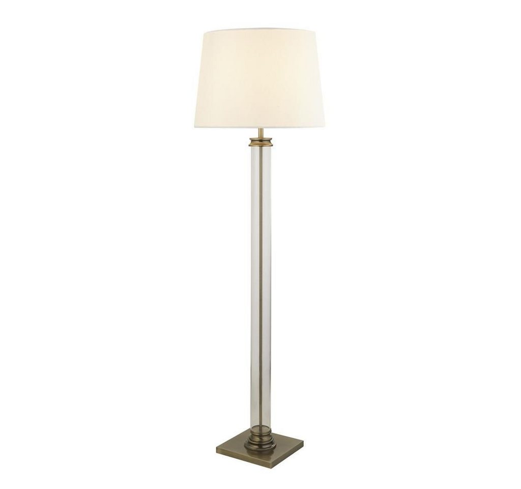 Licht-Erlebnisse Stehlampe ROMAN, ohne Leuchtmittel, 156 cm Jugendstil in Messing Antik Creme E27 Licht-Erlebnisse Stehlampe ROMAN, ohne Leuchtmittel, 156 cm Jugendstil in Messing Antik Creme E27 von Licht-Erlebnisse