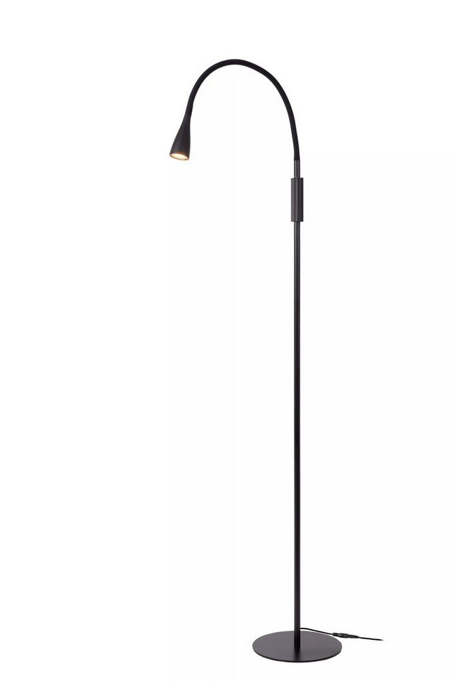 Licht-Erlebnisse Stehlampe ZOLAR, LED fest integriert, Warmweiß, LED dimmbar Flexarm 145 cm Schwarz warmweiß 3000 K 50-250 lm Licht-Erlebnisse Stehlampe ZOLAR, LED fest integriert, Warmweiß, LED dimmbar Flexarm 145 cm Schwarz warmweiß 3000 K 50-250 lm von Licht-Erlebnisse