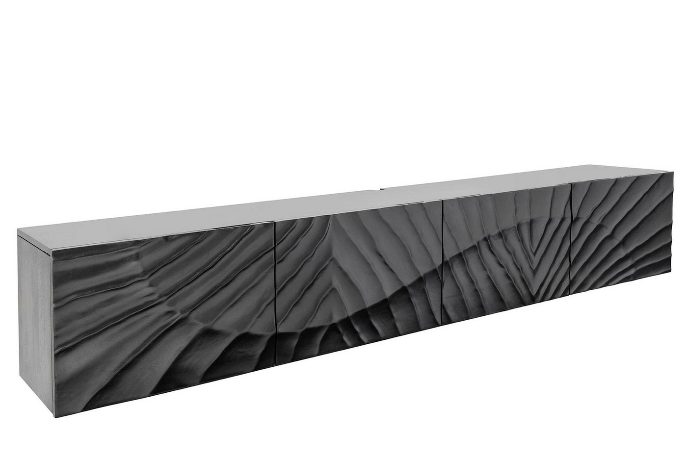 Licht-Erlebnisse TV-Board LORIEN, hängend Schwarz Mangoholz 200 cm lang Handarbeit Licht-Erlebnisse TV-Board LORIEN, hängend Schwarz Mangoholz 200 cm lang Handarbeit von Licht-Erlebnisse